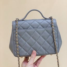 10A Mirror quality Classic Diamond Lattice Designer Caviar Shoulder Bags Luxuries Designers Flap Handbag With Top Handle Chain Cross Body Bags WithBox C040