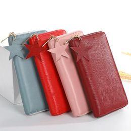 2022 New Fashionable Organ Card Bag Simple Versatile Ladies Large Capacity Zipper Zero Wallet Mini Card Set