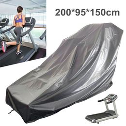 Household treadmill dust and rain cover outdoor sunscreen 210D black Oxford cloth protective 220427
