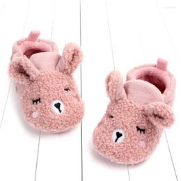 Boots Baby Shoes Toddler Born Crawling Boy Girl Lamb Slippers Trainers Fur Winter Animal Ears Indoor FootwearBoots BootsBoots