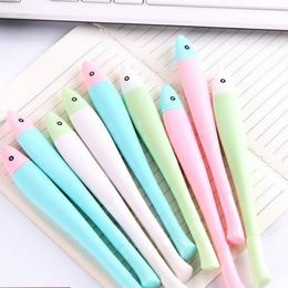 Gel Pens Pcs Cute Fish Pen Kawaii 0.5mm Black Ink Neutral To Write On Paper For Kids Students GiftsGel