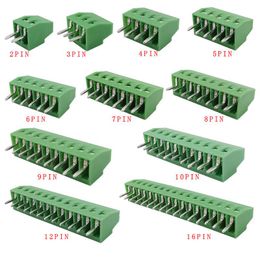 -Altri accessori di illuminazione 10pcs KF128 da 2,54 mm Connettore di filo blocco PCB PCB da 0,1 pollici 2p-16pin vite di montaggio per 26-18AW