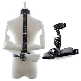 Other Health & Beauty Items Leather Handcuffs Neck Collar BDSM Bondage Restrain