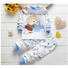 born Baby Clothes Cotton Long Sleeve Infant Clothing TopPant Cartoon Baby Boys Girls Clothing Unisex Drop LJ201223