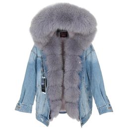 Buy Denim Fur Coats Online Shopping at 