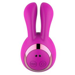 Cute Rabbit Vibrators Clitoris Stimulator Sex Product For Adults Oral Sex Sucking Vibrator Nipple Clamps Sexy Toys