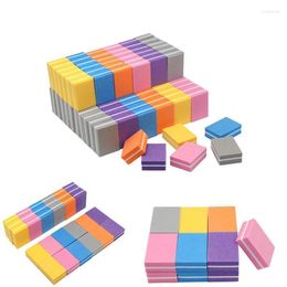 Nail Files 10PCS/Set Colourful Double-sided Mini File Blocks Sponge Polish Sanding Buffer Strips Polishing Manicure ToolsNail FilesNail Prud2