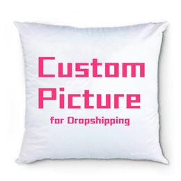 DIY DOUBLESIDE Design Picture Personal Po Wedding Pos Customise Gift Throw Pillowcase Home Cushion Cover Pillow Cover 220616