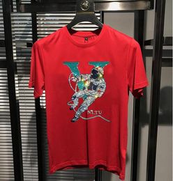 Diamond stone Anime summer Casual Hoodies For Men t-shirt Rhinestone High Quality Streetwear Top Plus Size tshirt 03