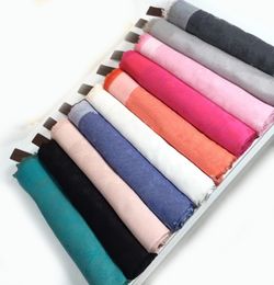 Brand new scarf luxury Colour thread wool yarn-dyed fashion men's and women's 140x140cm shawl