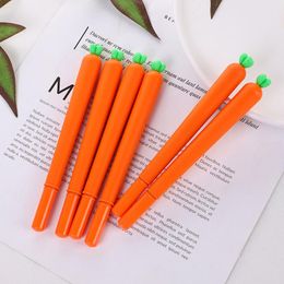 Gel Pens 1pcs/7pcs Creative Stationery Simulation Vegetable Pen Small Fresh Student Wholesale Water Black 0.5mm