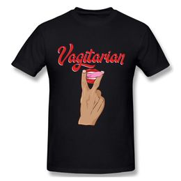 Erkek T-Shirt Vagitarian Komik Yetişkin Mizah Gömlek Yetişkinler Için Tshirt Tasarım Yaramaz Seks Vajina Cinsel Erkek T Kadın