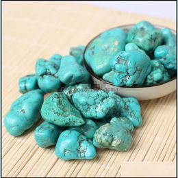 Wholesale 200G Bk Big Tumbled Stone Turquoise Crystal Healing Reiki Mineral Drop Delivery 2021 Pendants Arts Crafts Gifts Home Garden Ww4