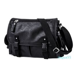 Designer-neue Herren-Designer-Schulter-Aktentasche, schwarze Lederhandtasche, Business-Damen-Laptoptasche