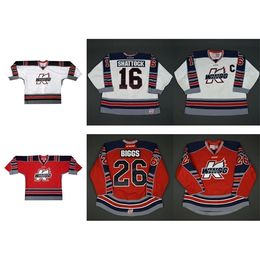 Nik1 Mens Womens Kids Customise ECHL Kalamazoo Wings 16 Tyler Shattock 26 Tyler Biggs Stitched Cheap Hockey Jerseys Goalit Cut rare