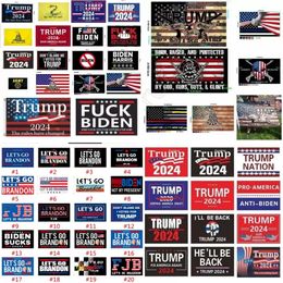 Stock 180 Designs Direct Factory 3x5 Ft 90*150 Cm Lets Go Brandon Save America Again Trump Flag For 2024 President Election US ensign
