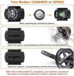 Magene S3 Speed Cadence Sensor ANT Computer Speedmeter for Garmin iGPSPORT Bryton Dual Sensor Bike Computer ZWIFT