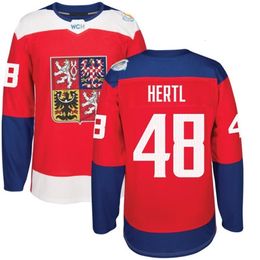 CeoMit 2016 World Cup of Hockey Czech Republic Team Jersey David Krejci Tomas Hertl Frolik Voracek Sobotka Kempny Pastrnak WCH Hoceky Jerseys