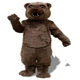 Adults Brown Bear Mascot Costume Furry Suits Party Game Outfits Carnival Halloween Xmas Easter Ad Clothes