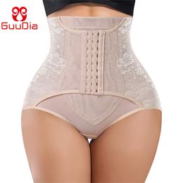 GUUDIA Tummy Control Panties Shapewear for Women Waist Cincher Slimmer High Waisted Body Shaper Panty Girdle Waist Trainer 220513