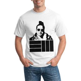cool music shirts UK - Men's T-Shirts Russ Stamp Glasses Black Logo Rap Singer Music Cool Fanart Fashion Graphic T-Shirt O Neck Tshirt Fun ClothingMen's