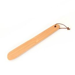 Clothing & Wardrobe Storage Shoehorn Wood With Hanging Rope Shoe Horn Long Handle Beech Perfect For Men Women ChildrenClothing