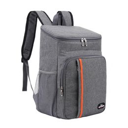 Thermal Backpack Waterproof Thickened Cooler 20L Large Insulated Food Grade PEVA Family School Picnic Refrigerator Lunch Bag 220815