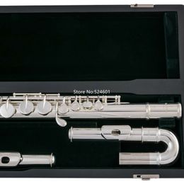 Alto Flute- PFA-201ESU Curved Headjoints Split 16 keys Closed Hole G Tune Nickel Silver with case