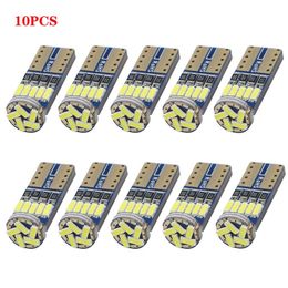 New 10PCS Car Auto LED 194 168 W5W T10 Canbus t10 15smd 4014 LED Parking bulb External Light 15led smd No Error Wedge car-styling