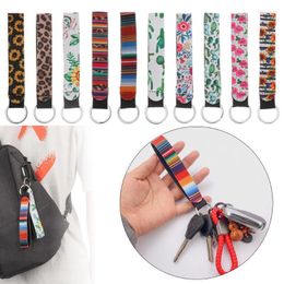Keychains Fashion Keychain Wristlet Lanyard Printed Key Chain Long Hanging Strap Holder Rings Charms Pendant DIY Jewellery Accessories Miri22