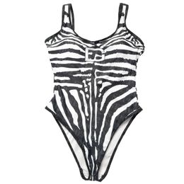 Women Casual Style Swimsuit Designer Quick Dry Swimwear Hot Spring Bathing Suit Summer Sleeveless Swim Wear