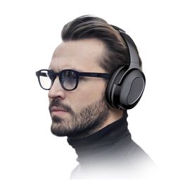40mm Bluetooth Headset Earphones For IOS Android Phone Wireless Foldable Stretch Noise-Cancelling Headband Headphone Auto Pairing AUX subwoofer Music Player