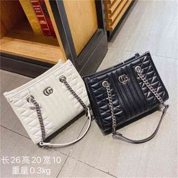 52% OFF 2022 New Trendy Handbags Trend Female Korean Large Rhombic Leather designer bags