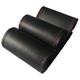 Steering Wheel Covers Cm Car Cover Made Of Microfiber And Leather With Lacing Braid On The CoverSteering CoversSteering