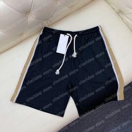 22ss Mens designer Shorts pants Reflective strip letter Webbing Spring summer Casual Trousers black Grey green xinxinbuy XS-L