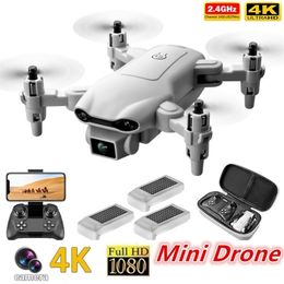 V9 RC Mini Drone 4k Dual HD Wide Angle Camera 1080P WIFI FPV Aerial Pography Helicopter Foldable Quadcopter Dron Toys 220621