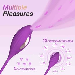 Nxy Eggs Bullets Provocative Bird Generation 2 10 Frequency Vibration Egg Skipping Double Head 5 Sucking Device Female Silicone Masturbator Adult 220711