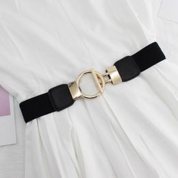 Belts Click Womens Vintage Wide ElasticWaist Belt Dress Waist Sweater Coat Elastic Seal Men Auto BeltBelts