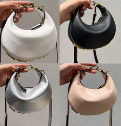 2022 Nano Graphy Hobo Clutch Bag Half Moon Crossbody Handbags Lady Leather Saddle Shoulder Handbag Designer Italy Roma Women Luxurys Bags