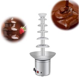 Dining Kitchen Electric 6 layers chocolate fountain