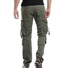 Fashion Military Cargo Pants Mens Trousers Overalls Casual Baggy Army Cargo Pants Men Plus Size Multi-pocket Tactical Pants 220509