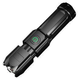 Portable LED Flashlight Strong Brightness Light Rechargeable Outdoor T6 Torch Camping Lamp