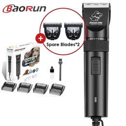 Baorun S1 High Power Dog Hair Cutter Professional Electric Pet Cat Clipper Grooming Trimmer Pets Haircut Shaver Mower For Animal 220423