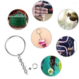 Keychains 100 Pcs Key Ring Car Backpack Pendant Gift DIY Chain Ornament Toy KeyRing Craft Decoration Keychain Batch Set Accessory Smal22