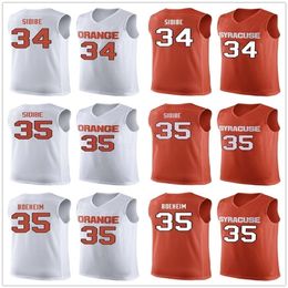 Nikivip Syracuse Orange College #34 Bourama Sidibe #35 Basketball Jersey Buddy Boeheim Mens Stitched Custom Any Number Name Jerseys