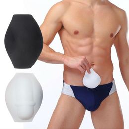 Underpants Mans 3D Padded Enhancer Bikini Brief Man Sponge Pouch Push Up Cup Bulge Pads Men Enhancing Front Lifter Removable PadUnderpants U