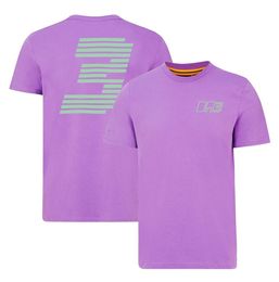 F1 Formula One T-shirt Team racing suit Casual sports round neck short-sleeved T-shirt plus size can be customized