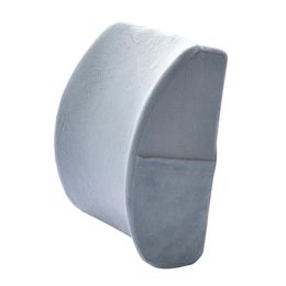 Cushion/Decorative Pillow Office Chair Lumbar Support Cushion Memory Foam Waist Armchair Seat Back For Home Car Driver PillowCushion/Decorat