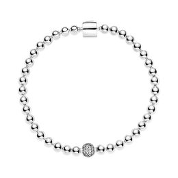 11 Bead Chain Bracelet 925 Sterling Silver Fit Original Bracelet Charm Rose Gold Sliver Elegant Bracelet Girl Lucky Jewelry