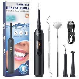 Household Dental Calculus Remover Electric Tartar Remover Whitening USB Rechargeable Tooth Cleaner Portable Oral Irrigator 220607